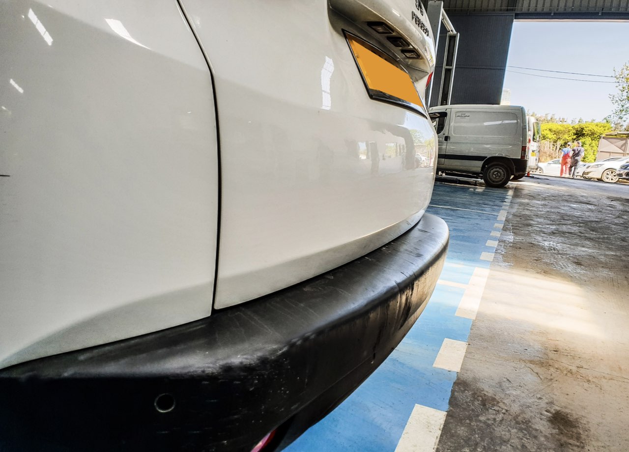 Avant débosselage sans peinture